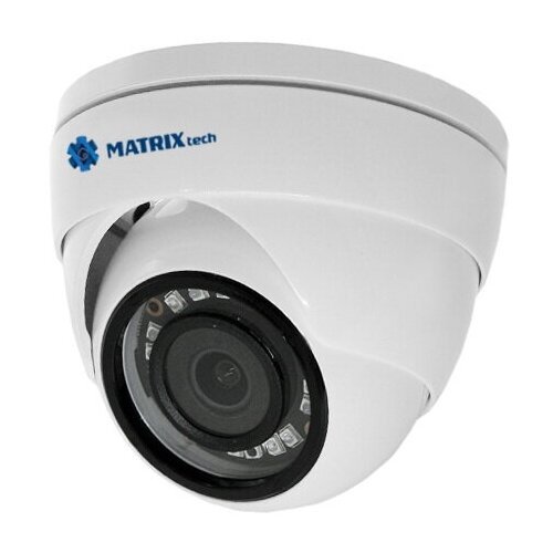 Купольная антивандальная AHD камера MATRIX MT-DG1080AHD20S (3,6mm)