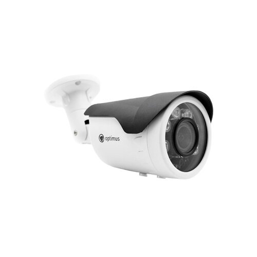 Камера видеонаблюдения optimus IP-E012.1(2.8-12)PE_V.3 белый\черный