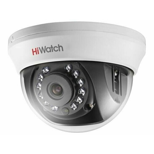 Видеокамера HD-TVI 2Мп купольная HiWatch DS-T201(B) (3.6 mm)