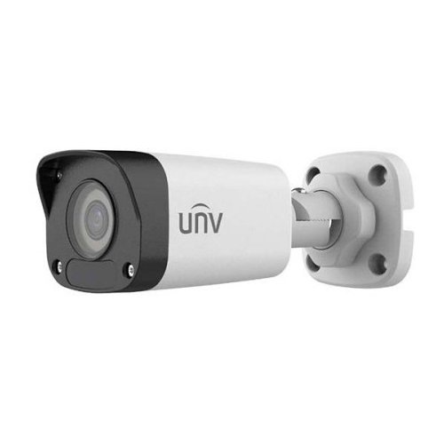 Камера Uniview Видеокамера IP цилиндрическая, 1/2.8' 2 Мп КМОП @ 30 к/с, ИК-подсветка до 30м, 0.01 Лк @F2.0, объектив 2.8 мм, DWDR, 2D/3D DNR, Ultra 265, H.265, H.264, 2 потока, детекция движения, IP67, мет (IPC2122LB-SF28-A)