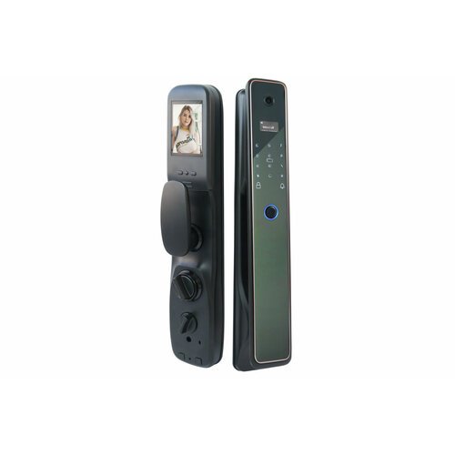 Биометрический умный Wi-Fi замок с камерой для входной двери - SL-K-915 Smart-WiFi (HDcom) (S14044S91) (считыватель отпечатка пальца)