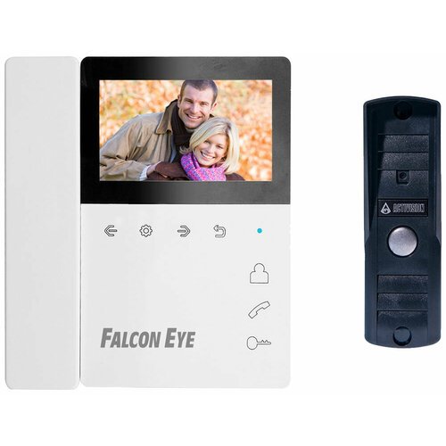 Комплект видеодомофона Falcon Eye Lira AVP-505 (PAL) Темно-Серый