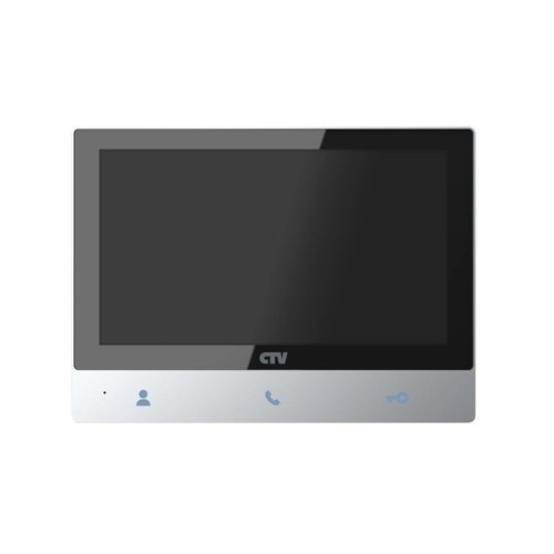 Цветной монитор видеодомофона CTV-M4701AHD для квартиры и дома с поддержкой разрешения Full HD (Черный)