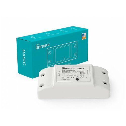 Sonoff WiFi реле Basic R2 DIY 10A, умный дом