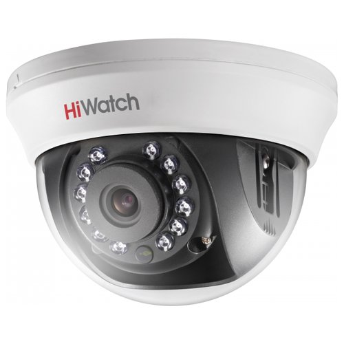 Видеокамера HD-TVI 2Мп внутренняя купольная с ИК-подсветкой до 20м (DS-T201(B) (2.8 mm) | код 300614786 | HiWatch (5шт. в упак.)
