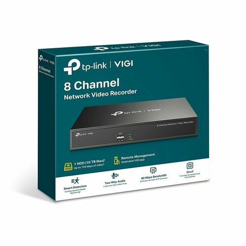 Видеорегистратор TP-Link Сетевой 8 Channel PoE Network Video Recorder