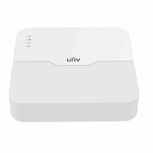 Видеорегистратор Uniview IP 4-х канальный 4K с 4 PoE портами; Входящий поток на запись до 64Мбит/с; NVR301-04LS3-P4-RU