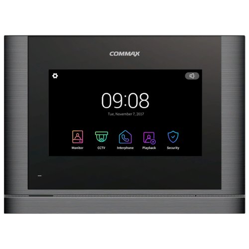 Видеодомофон COMMAX CDV-704MF Темное Серебро Black Smog