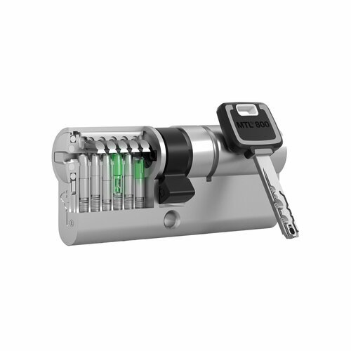 Цилиндр Mul-t-Lock MTL800 Светофор ключ-вертушка (размер 65х60 мм) - Черный, Флажок