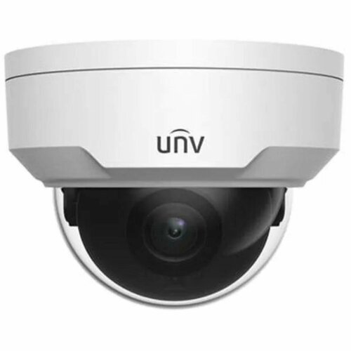 Uniview IPC322SR3-VSF28W-D 2Мп 2,8 мм - камера видеонаблюдения IP внутренняя и уличная, цифровая купольная антивандальная IP-видеокамера для улицы и помещений c ИК-подсветкой, 1080P, CMOS 1/2.7