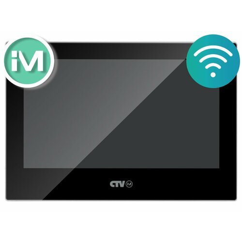 CTV-iM Cloud 7 Монитор видеодомофона (iM740W) (CTV-iM740W Cloud 7 B, Черный)